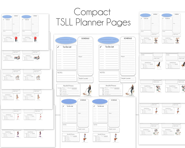 Compact TSLL Planner Pages