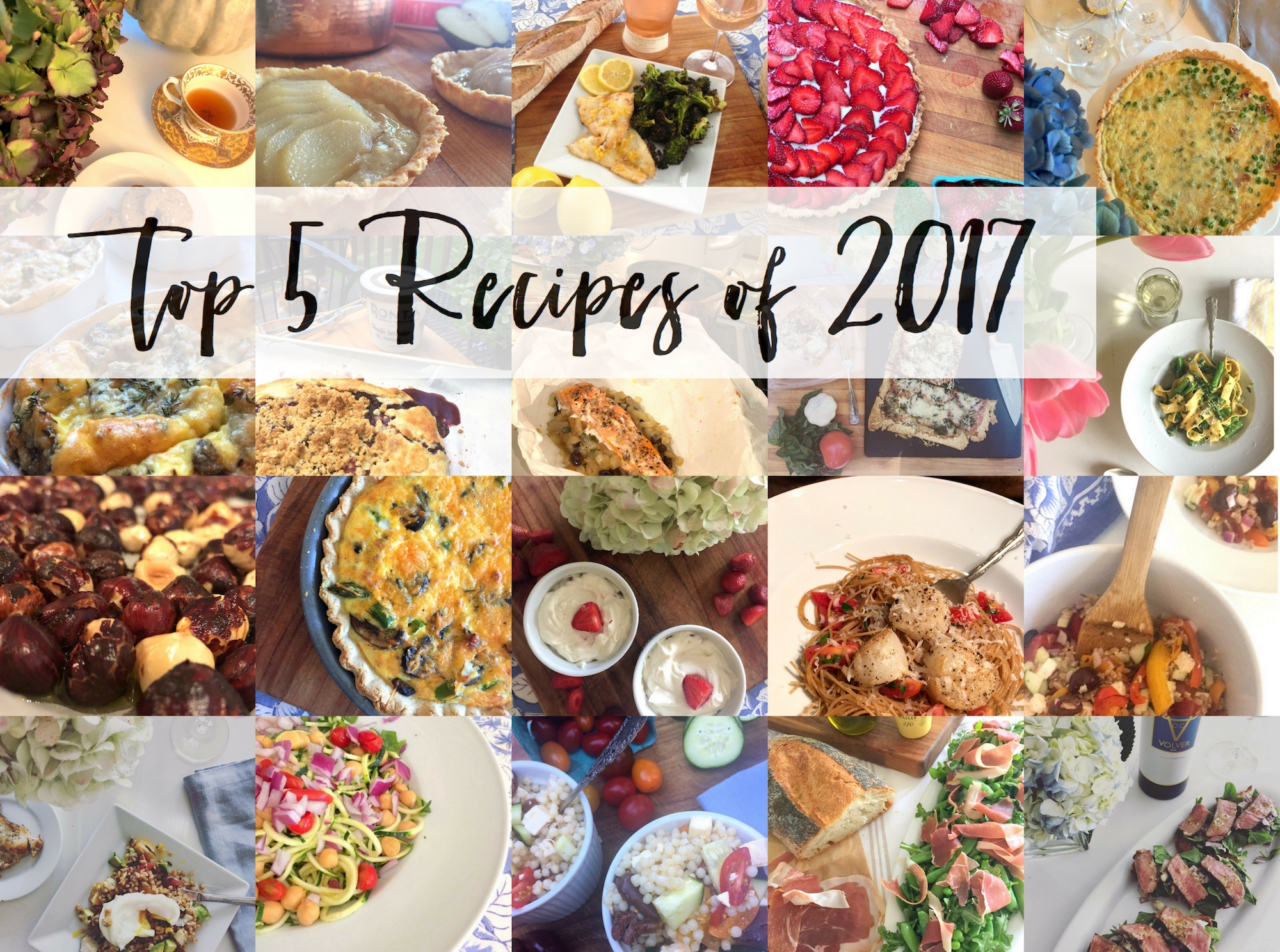 Top 5 Recipes of 2017