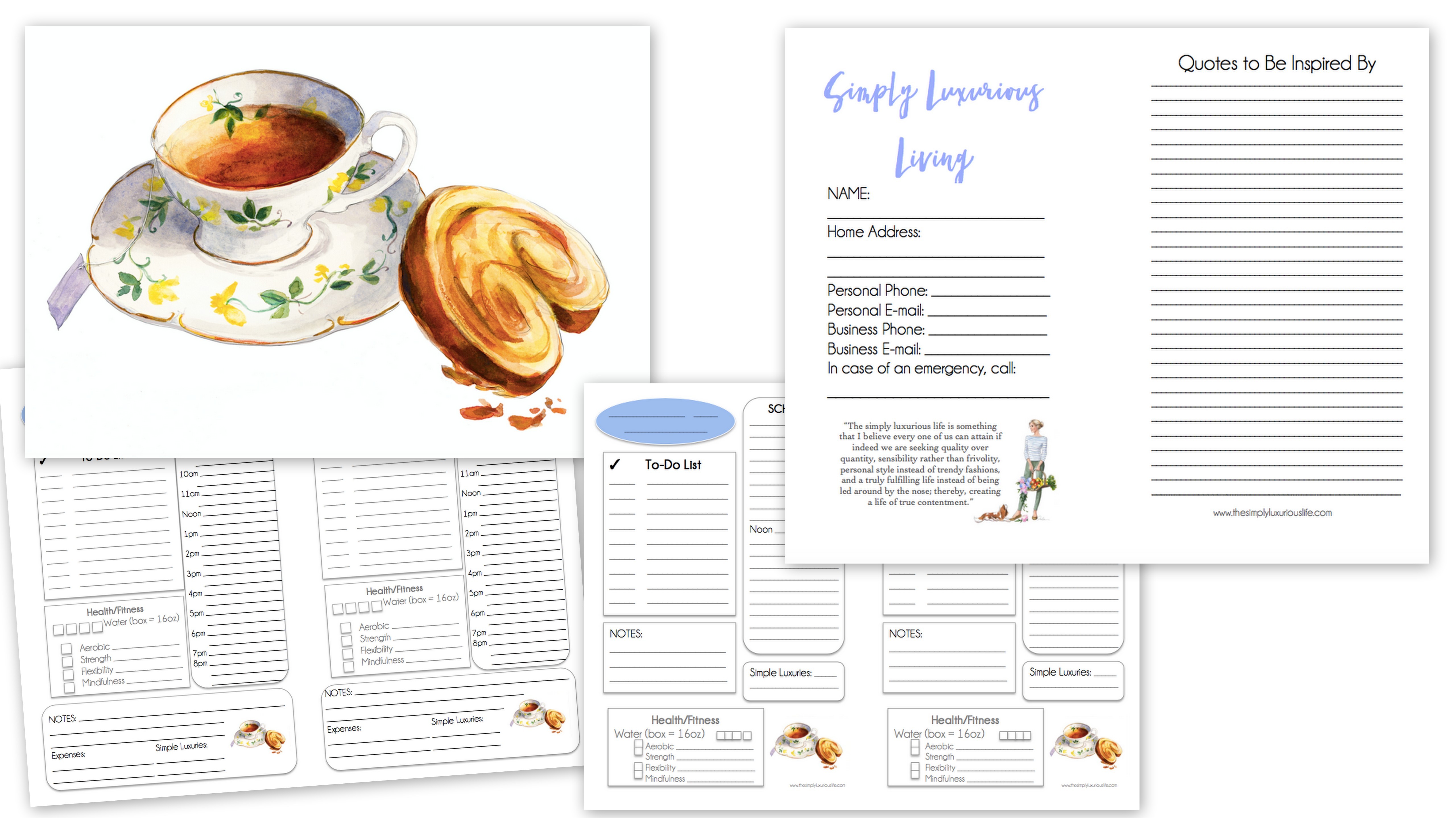 New Planning Pages from TSLL for 2018