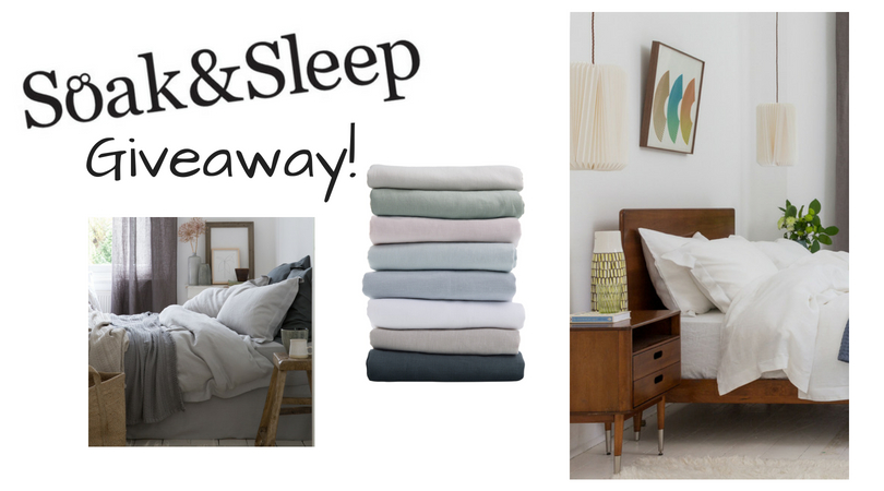 A Linen Giveaway from Soak & Sleep