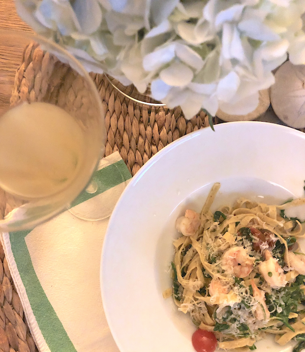 Lemon Shrimp Linguine