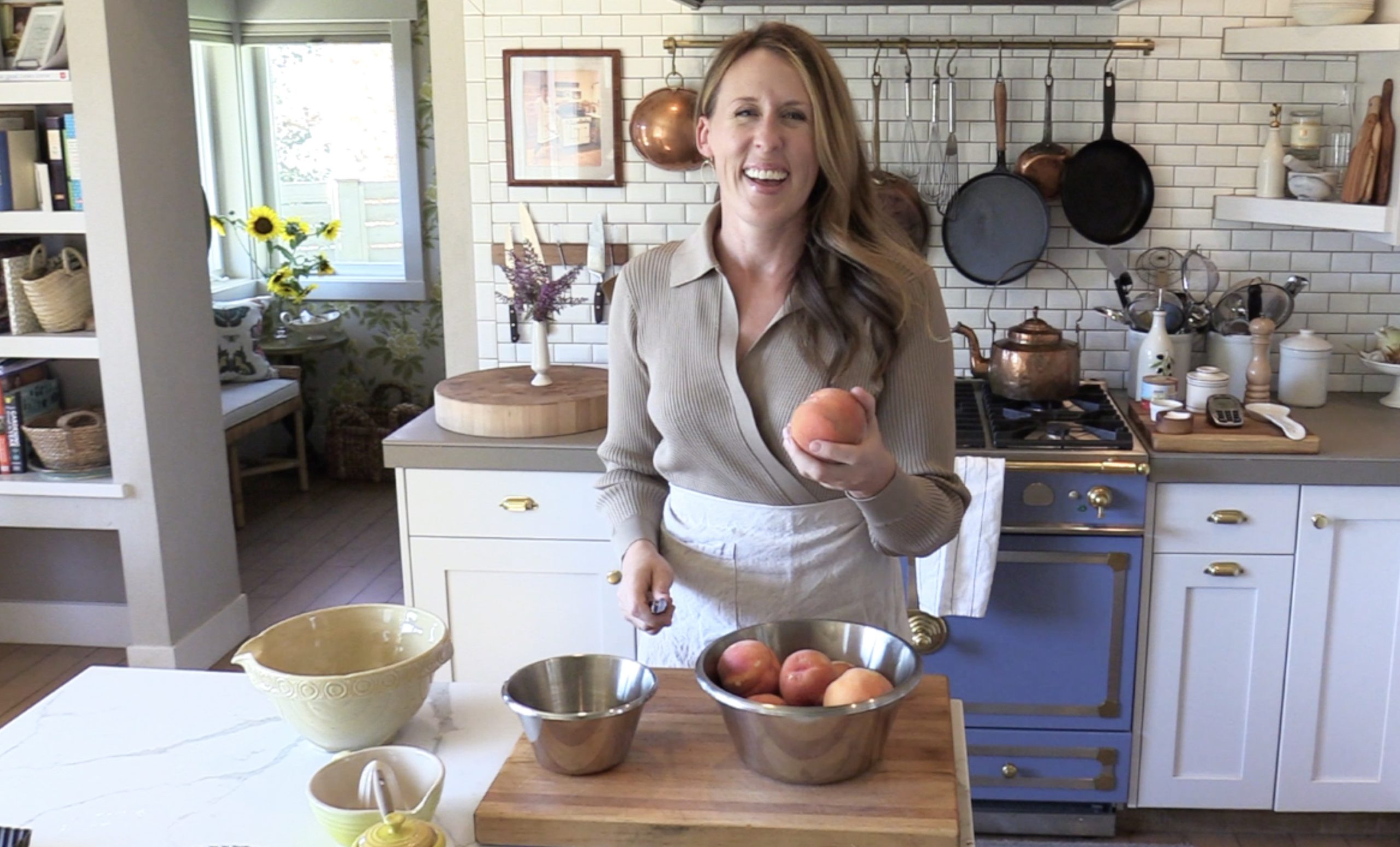 Peach Tart (or pie) with a Twist
