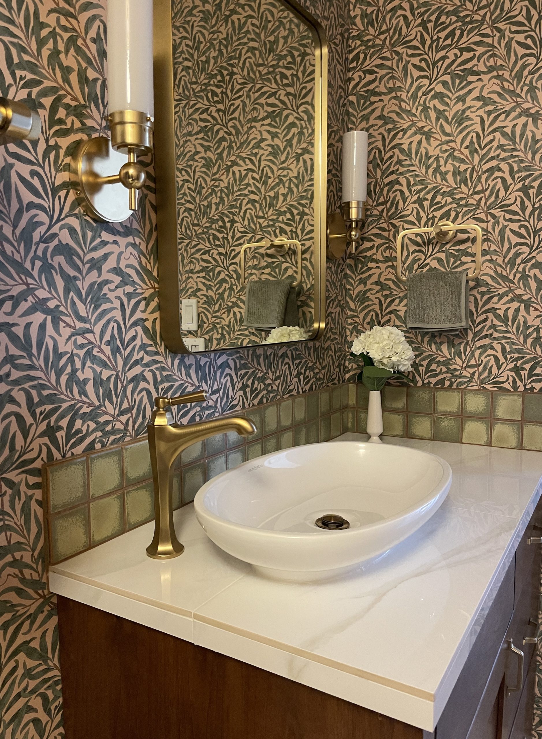 The Arts & Crafts Guest Bathroom Reveal (TSLL Home Tour)