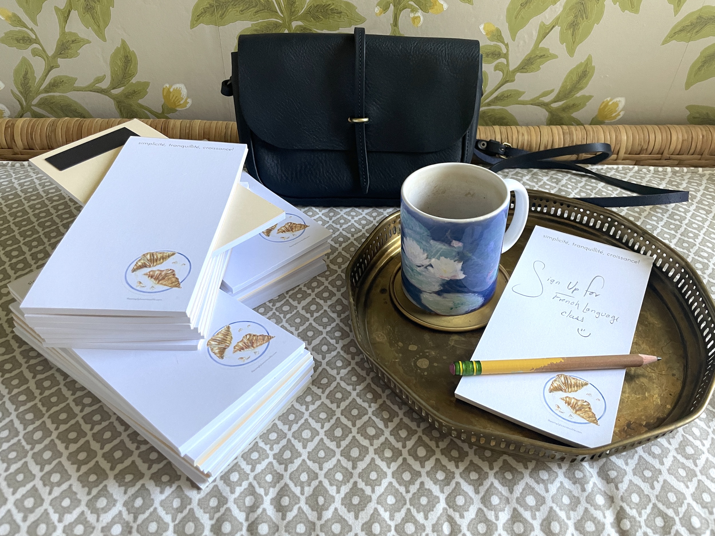 Limited Time Sale on Croissants Notepads