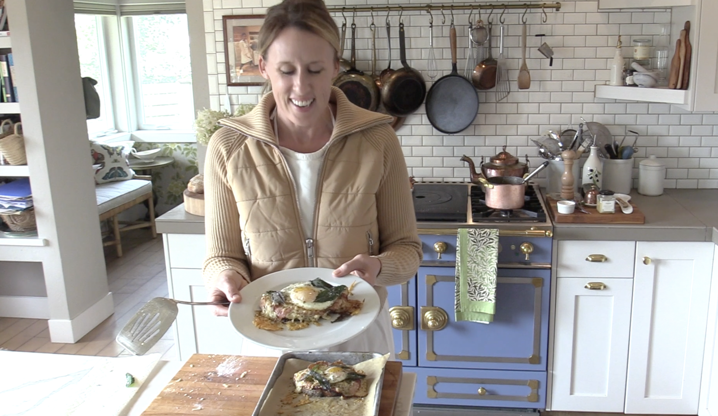 A Luxurious, Modern & Garden-kissed Croque Madame