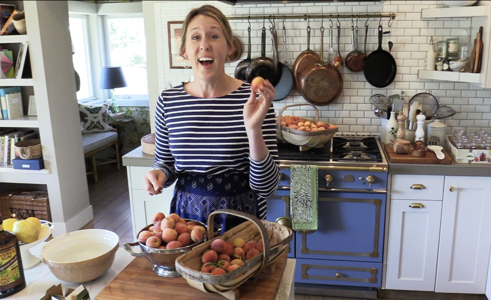 All Things Peaches! Peach Jam w/Rum and Peach & Blueberry Tart