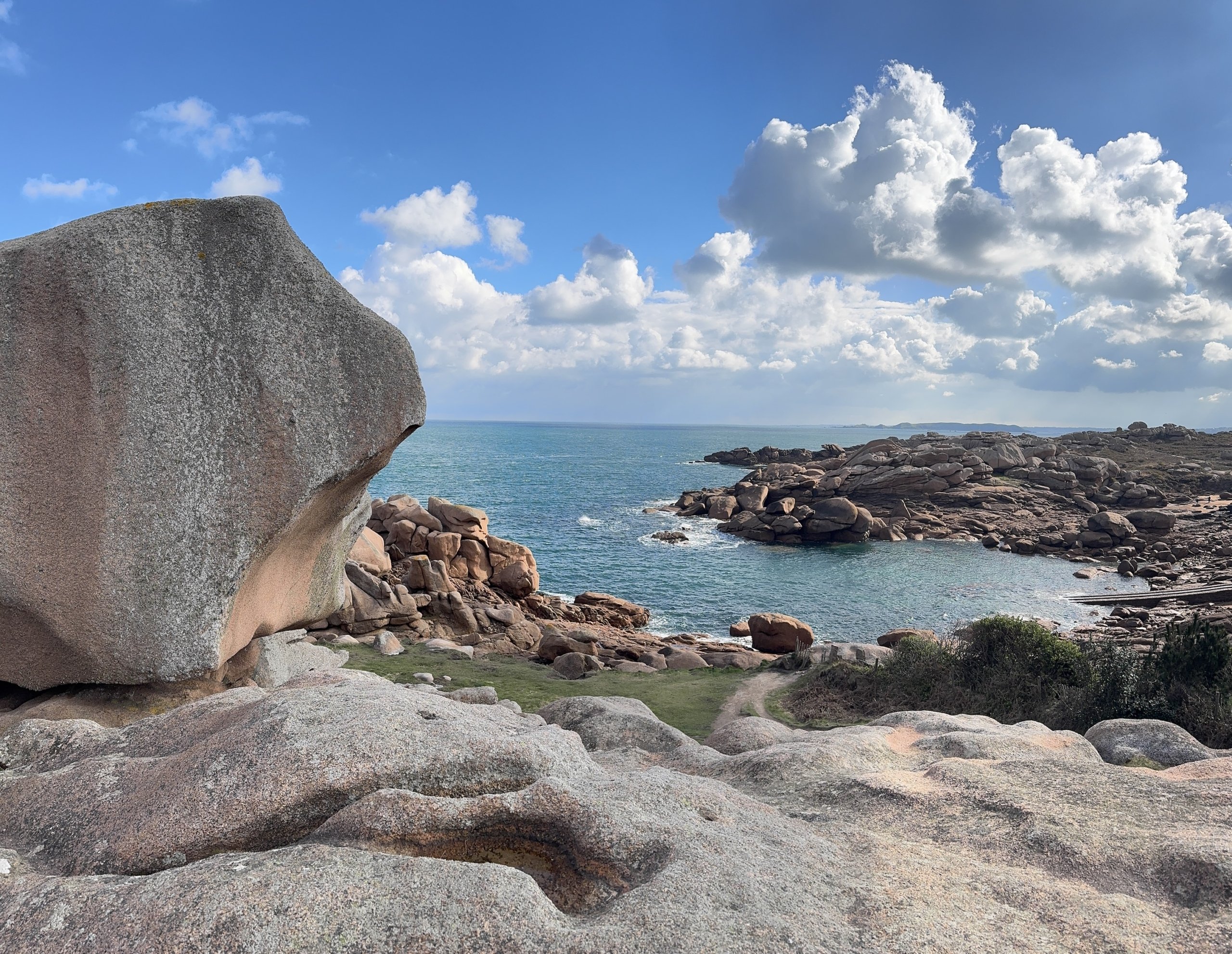 Walking on the Côte de Granit Rose in Perros-Guirec