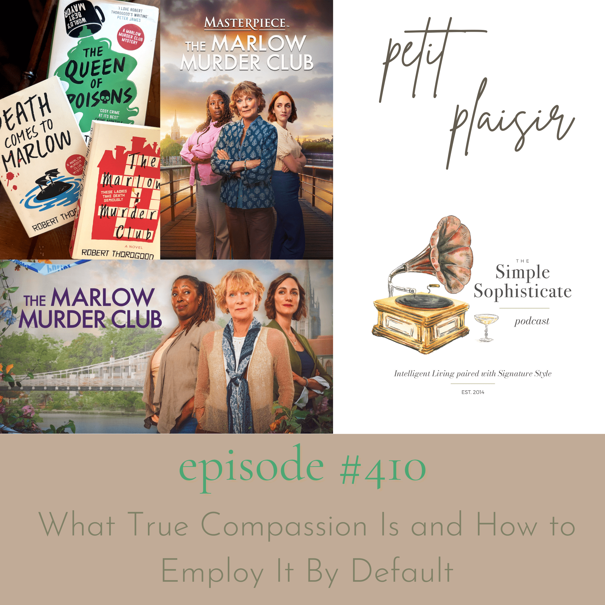The Marlow Murder Club series (book & tv), petit plaisir #410